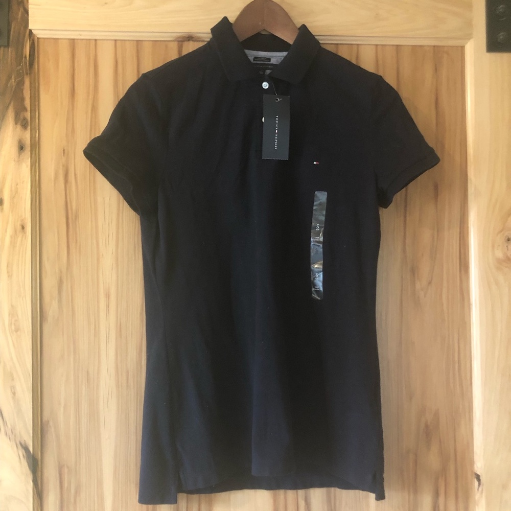 Tommy Hilfiger Women's Navy Polo, Size S, Brand New